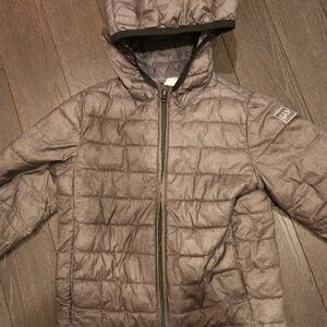 GAP Kids Charcoal Puffer Jacket